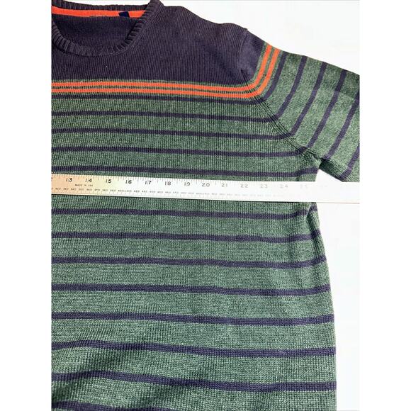 Izod Sweater Men’s‎ XXL Multicolor Stripe Long Sleeve Pullover Knit Classic - Picture 5 of 7